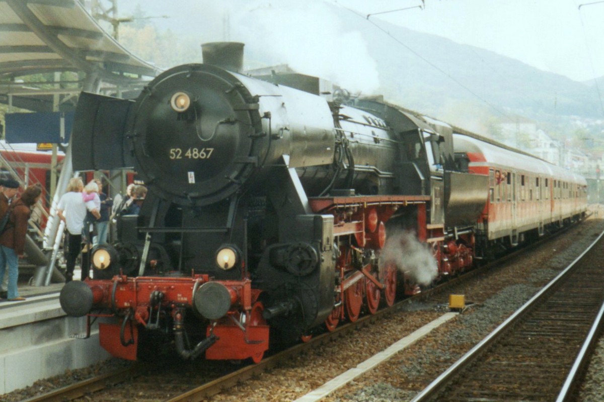 Scanbild von 52 4867 in Neustadt (Weinstrasse) am 28 September 2005.