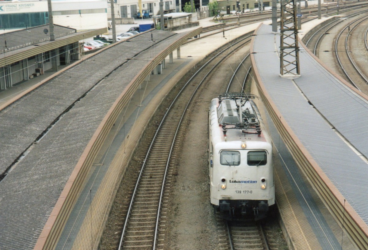 Scanbild von Lokomotion 139 177 in Kufstein am 27 Mai 2006.