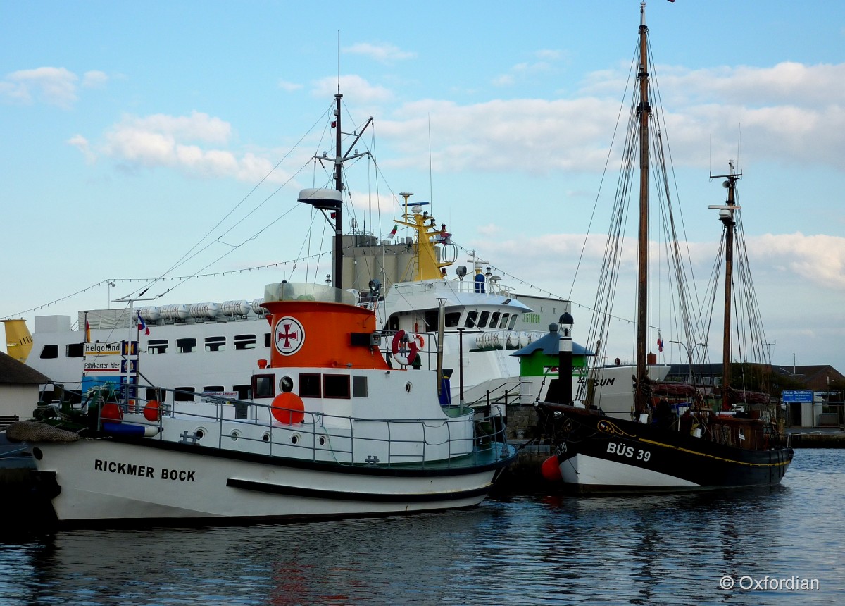 Seenotrettungskreuzer RICKMER BOCK in Büsum.