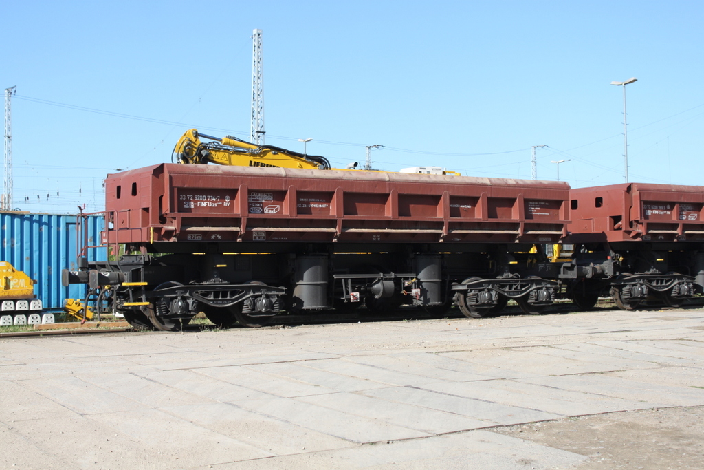 Seitenkippwagen Gattung Ua der ČD mit 31 m³ Laderaum stand am 08.09.2018 im Rostocker Hbf.