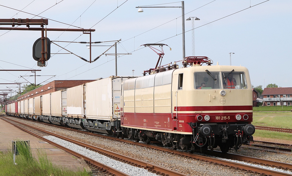 SEL/Nordliner 181 215-5 mit KLV Padborg st 04.06.2021