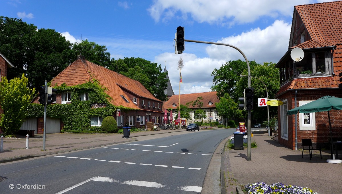 Selsingen (Landkreis Rotenburg-Wümme), Ortsmitte.