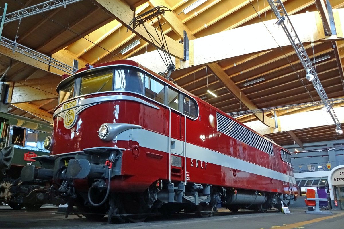 SNCF Mistral-Ellok 9291 steht am 30 Mai 2019 ins Cité du Train in Mulhouse.