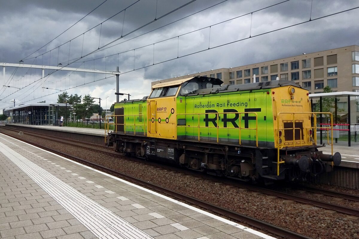 Solofahrt für RRF 17 durch Tilburg-Reeshof am 7.Juli 2021.