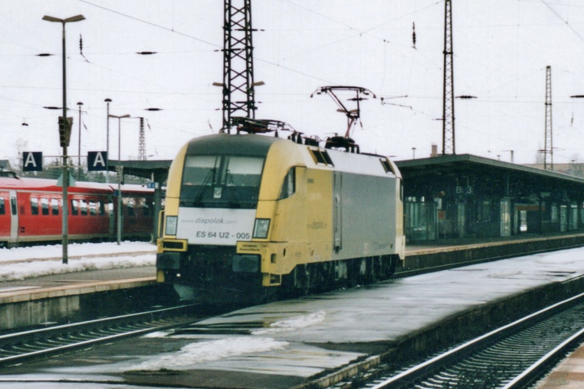 Solofahrt fr U2-005 durch Weimar am 24 Dezember 2003.