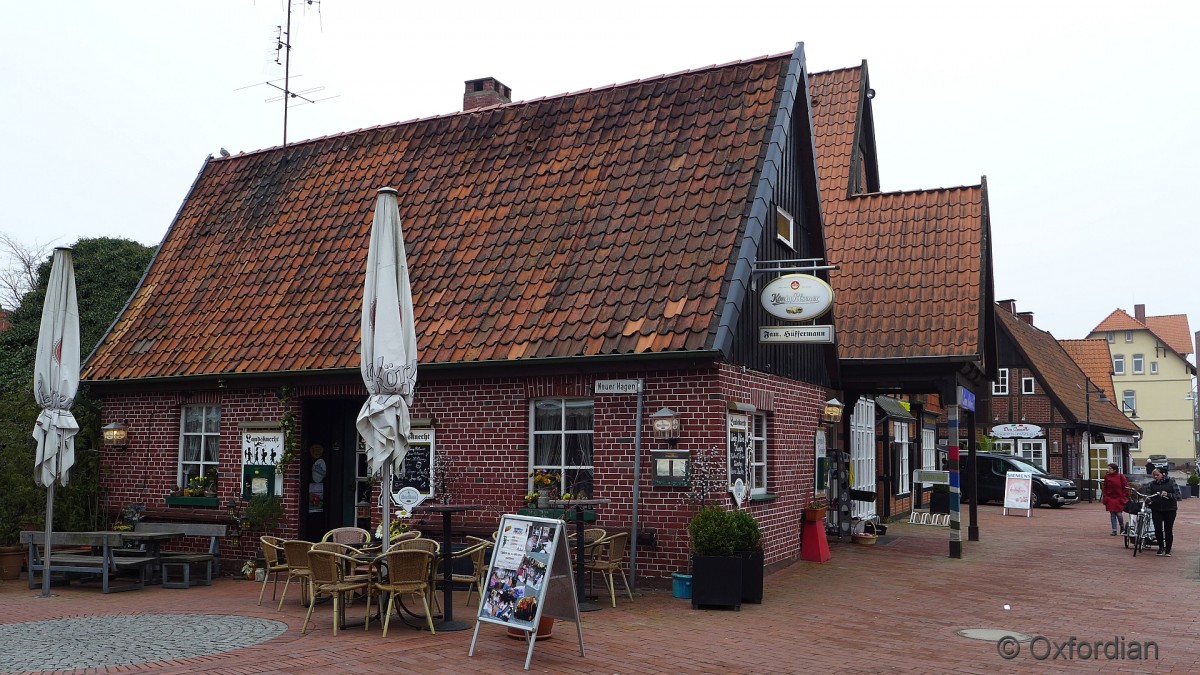 Soltau in der Lüneburger Heide, Gebäude am Neuen Hagen. 