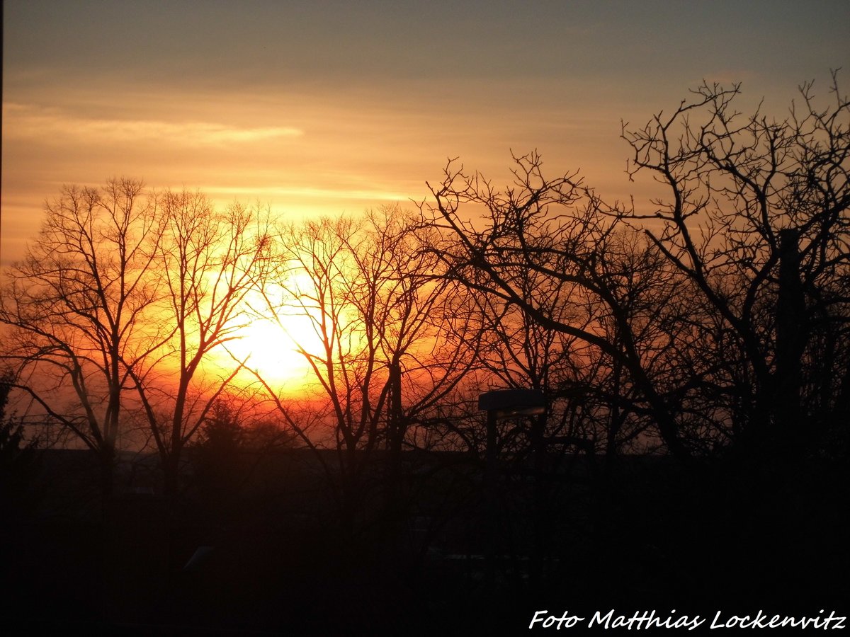 Sonnenaufgang ber Sachsen am 4.3.16