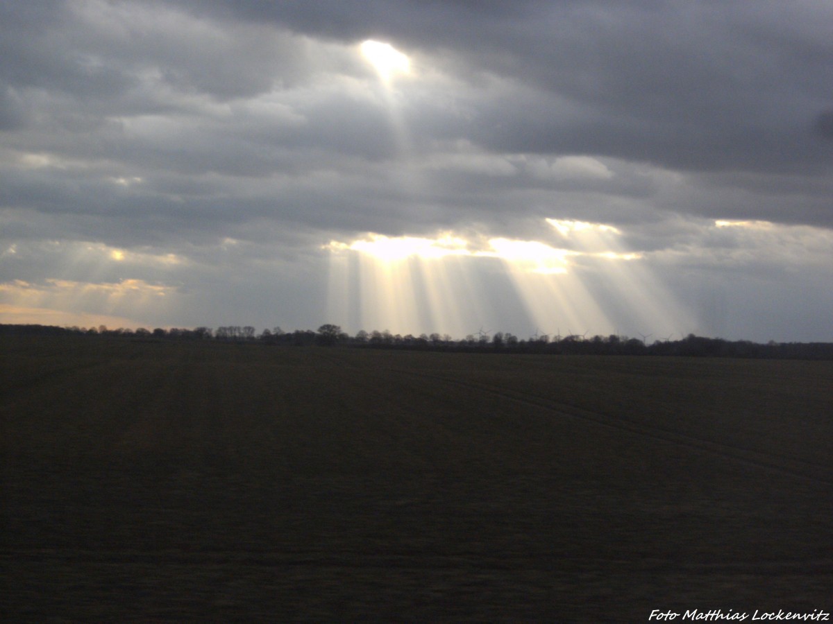 Sonnenstrahlen in M-V am 16.2.14