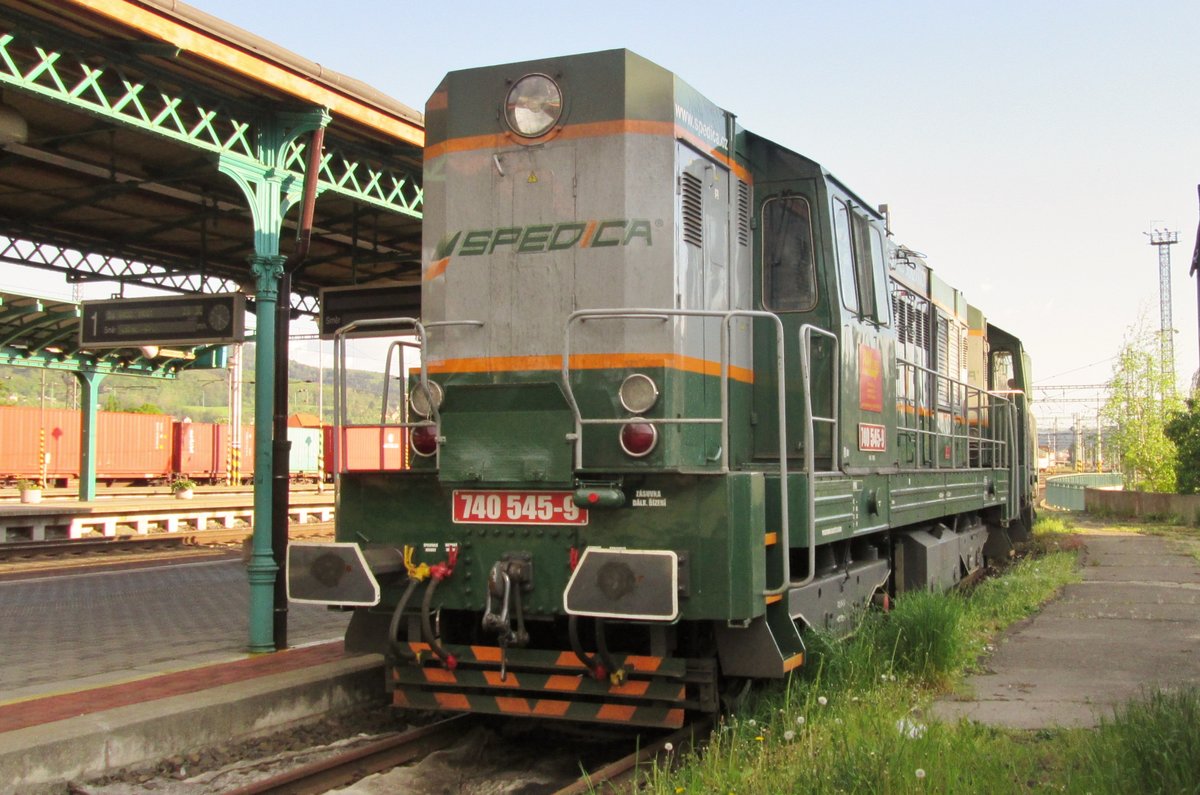 Speedica 740 545 steht am 8 Mai 2016 in Decin hl.n. abgestellt.