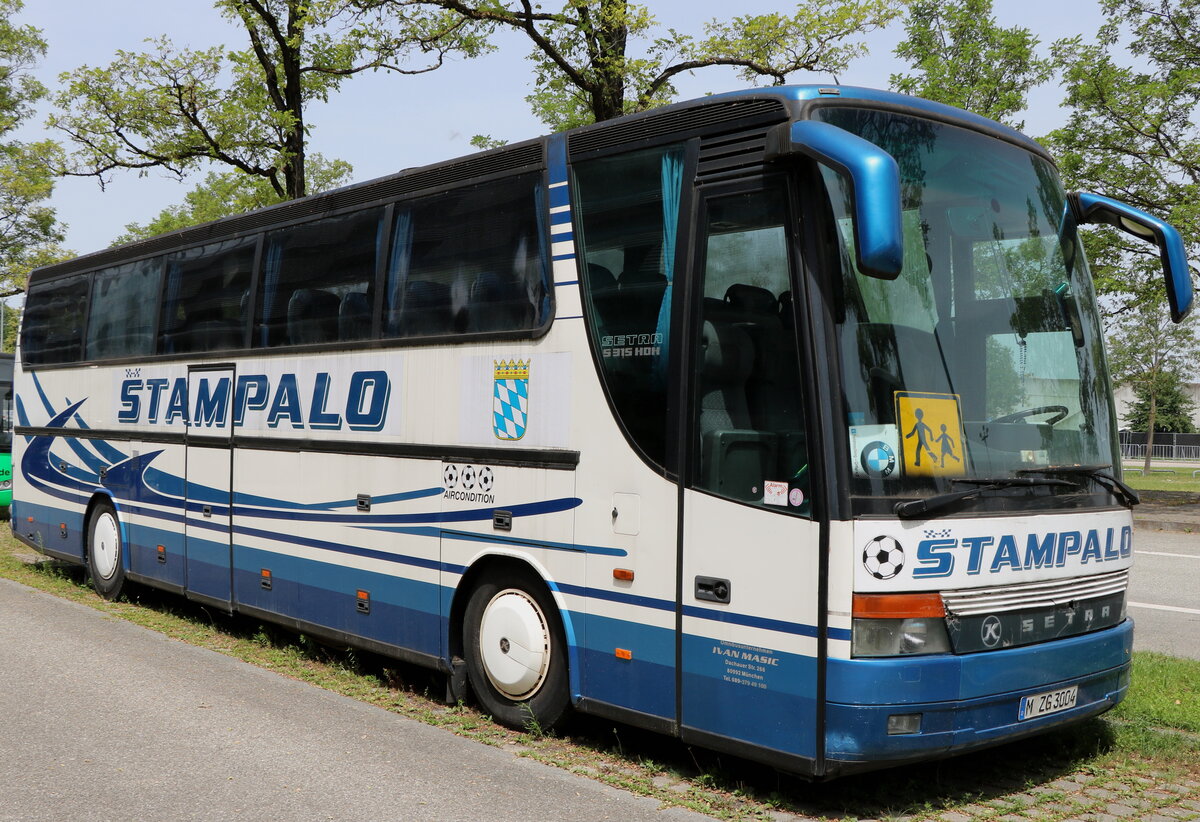 Stampalo, Mnchen - M-ZG 3004 - Setra am 29. Juni 2024 in Mnchen (Aufnahme: Martin Beyer)