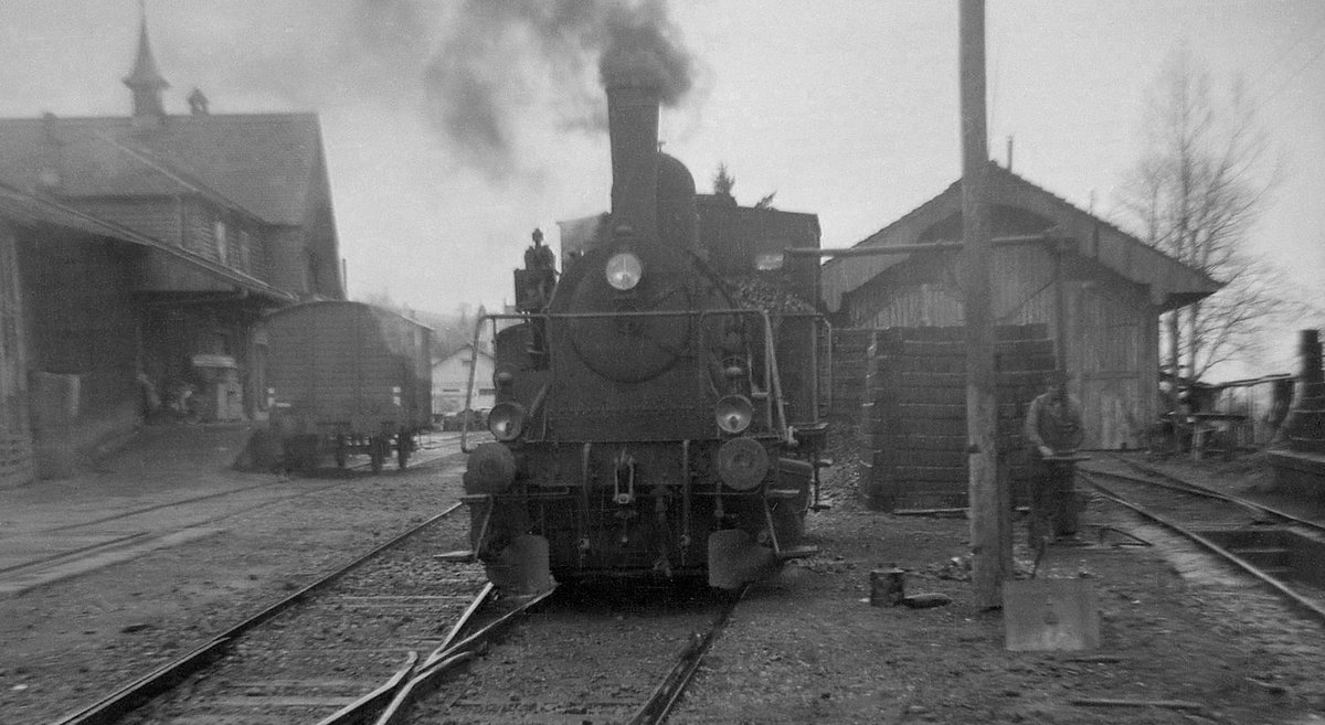 Sursee Triengen Bahn (Regelbetrieb): Das gab es noch am 21.März 1965... in Triengen. 