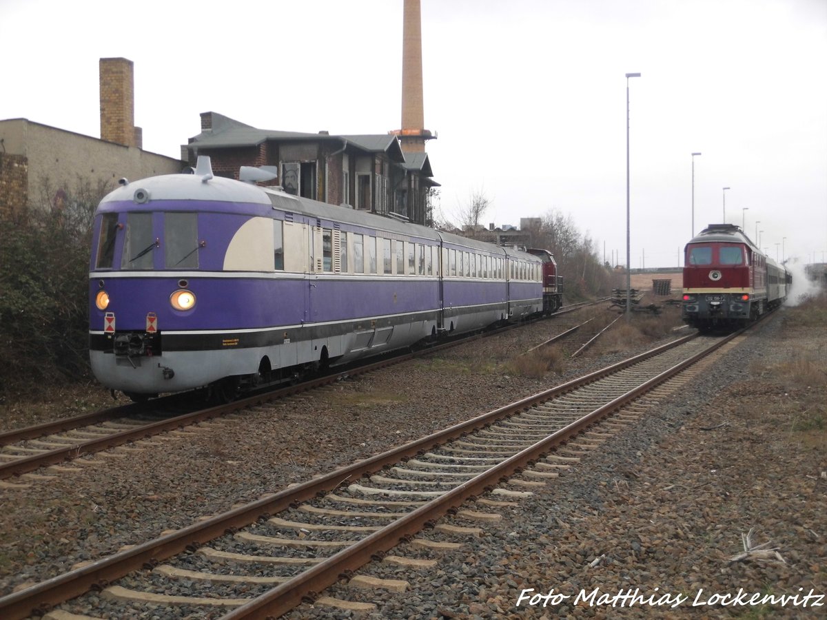 SVT 137 234 und 132 158 der LEG in Leipzig-Plagwitz am 20.3.16