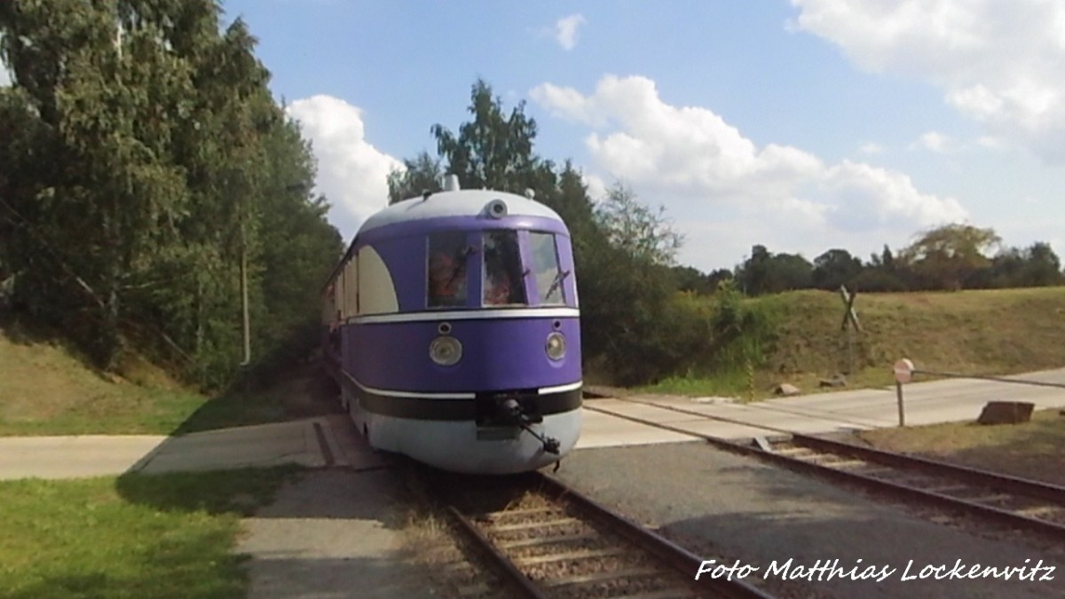 SVT 137 234 unterwegs zur Laderampe bei WRC beim Tag der Sachsen in Wurzen am 4.9.15