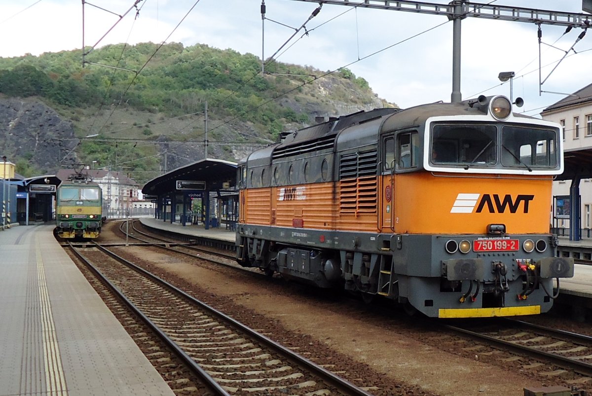 Tfzf für AWT 750 199 durch Usti nad Labem am 22 September 2014.