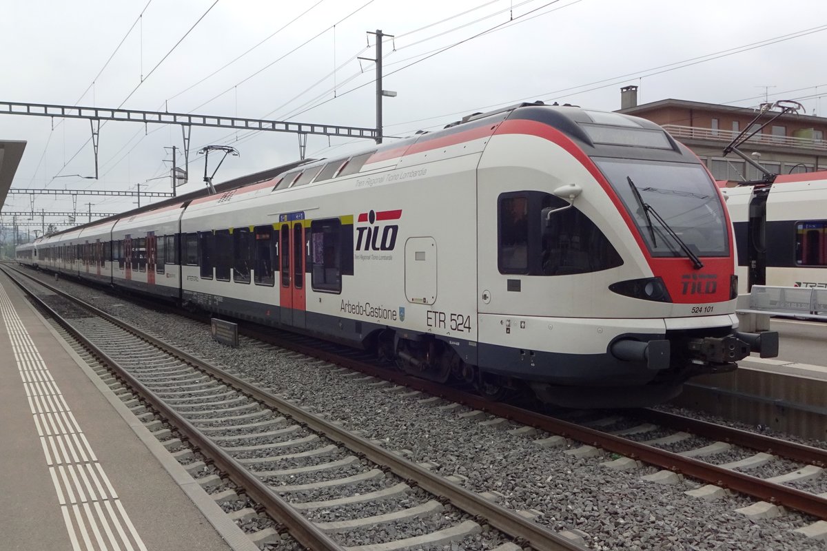 TiLo 524 101 steht am 27 Mai 2019 in Mendrisio.