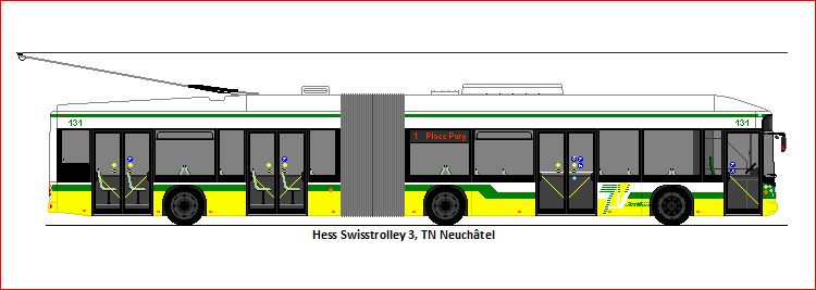 TN Neuchtel - Nr. 131 - Hess Swisstrolley 3