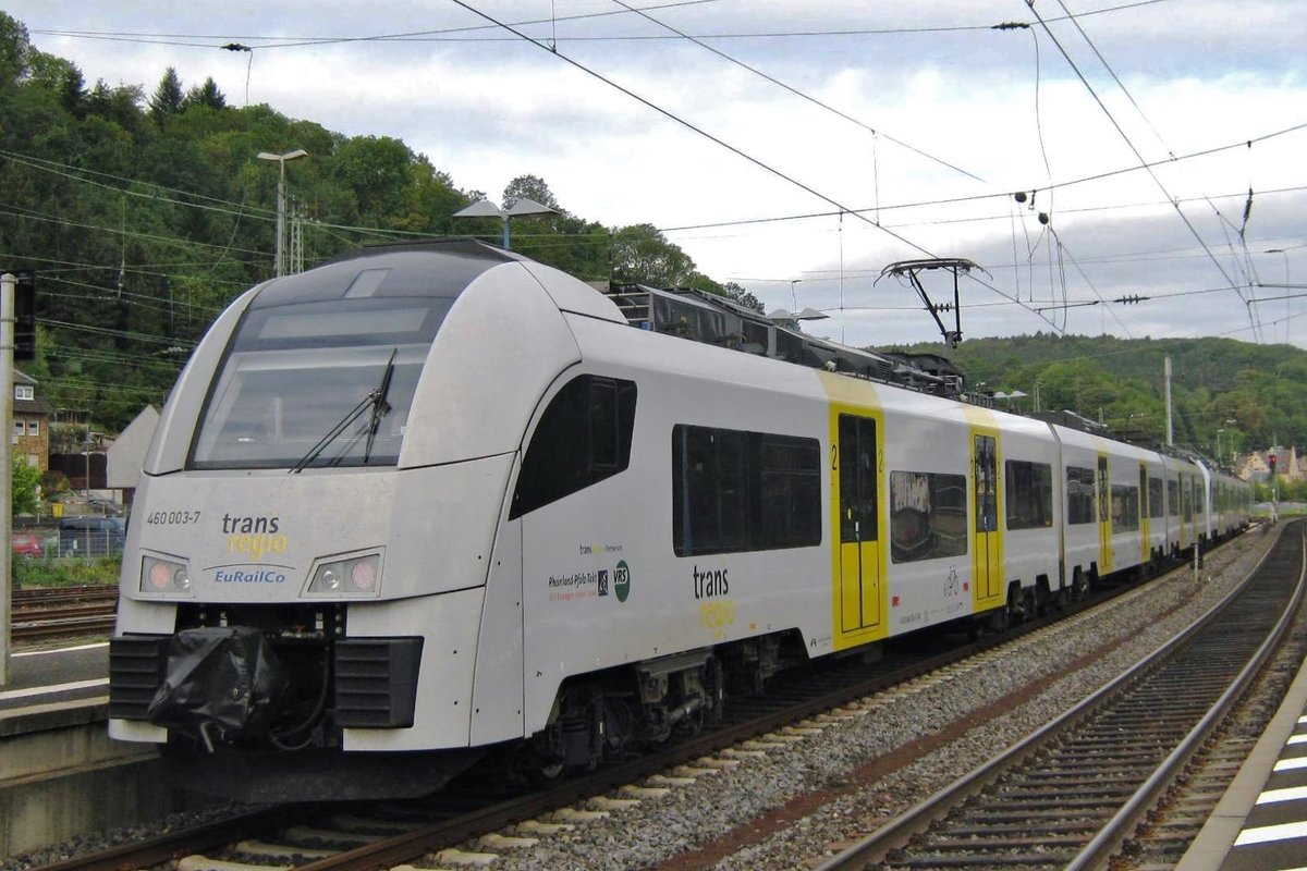 TRansregio 460 003 steht am 19 September 2014 in Remagen.