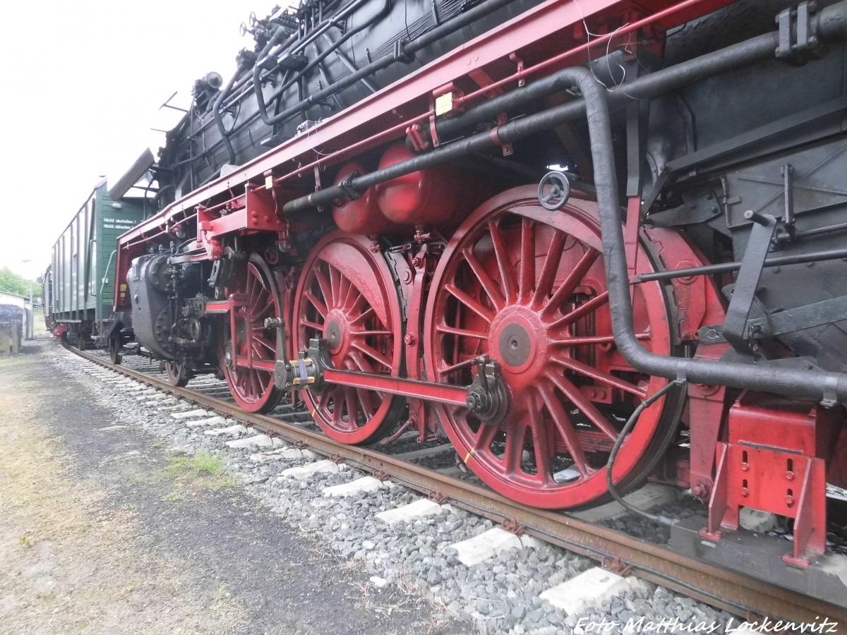 Treibachsen der 35 1097 in Putbus am 31.5.15