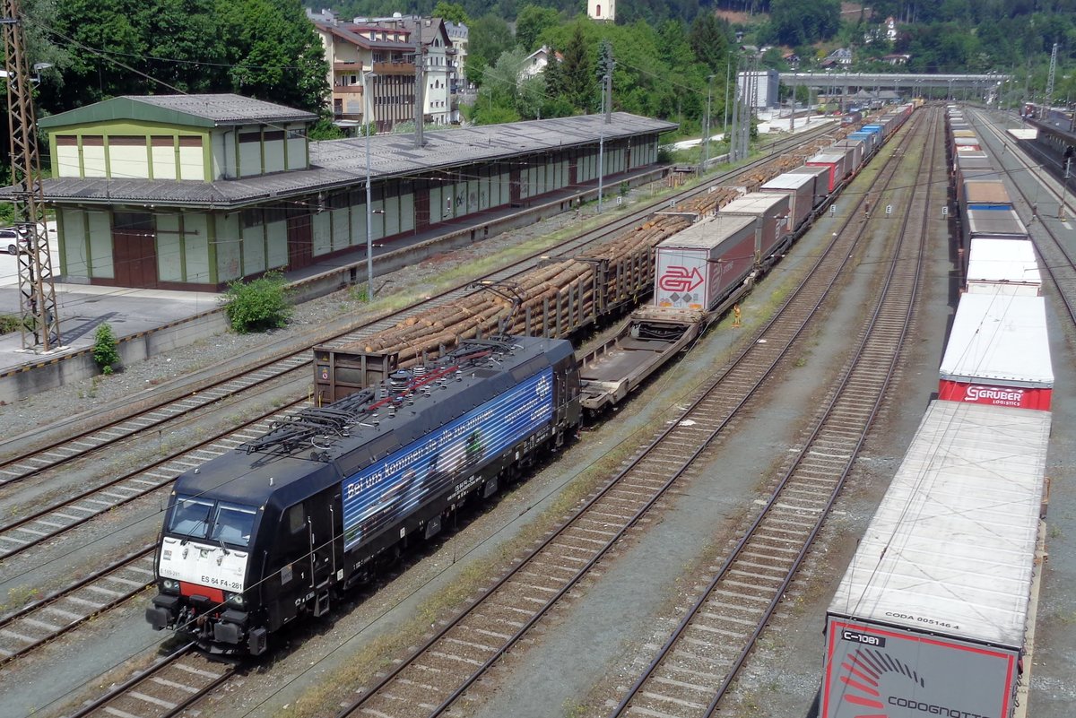 TX Log 189 281 durchfahrt am 18 Mai 2018 Kufstein.