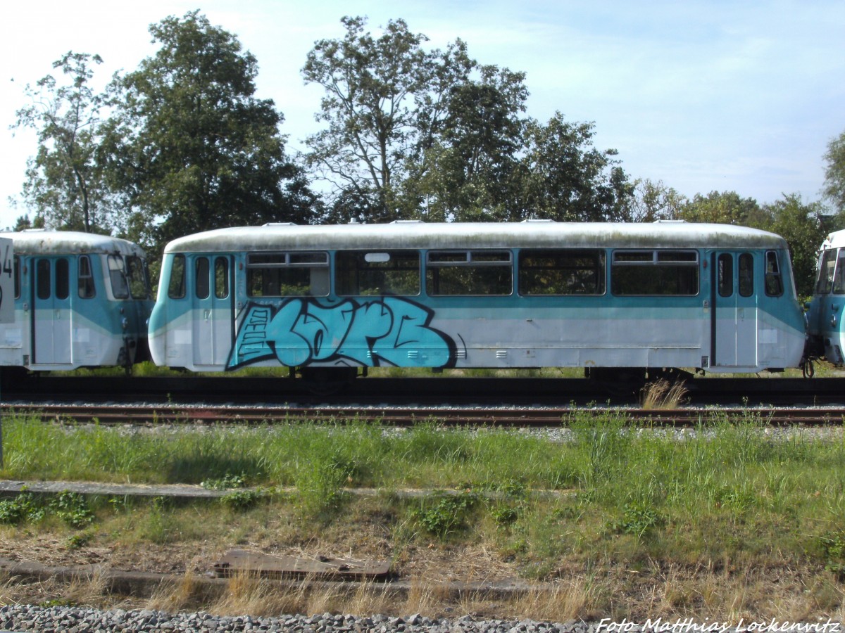 UBB 971 646 abgestellt im Bahnhof Zinnowitz am 25.7.14