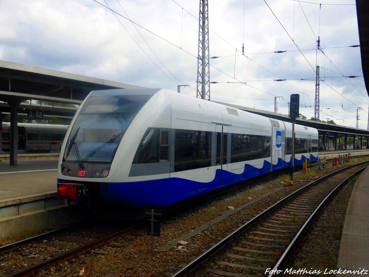 UBB GTW 2/6 im Bahnhof Stralsund Hbf am 28.5.16