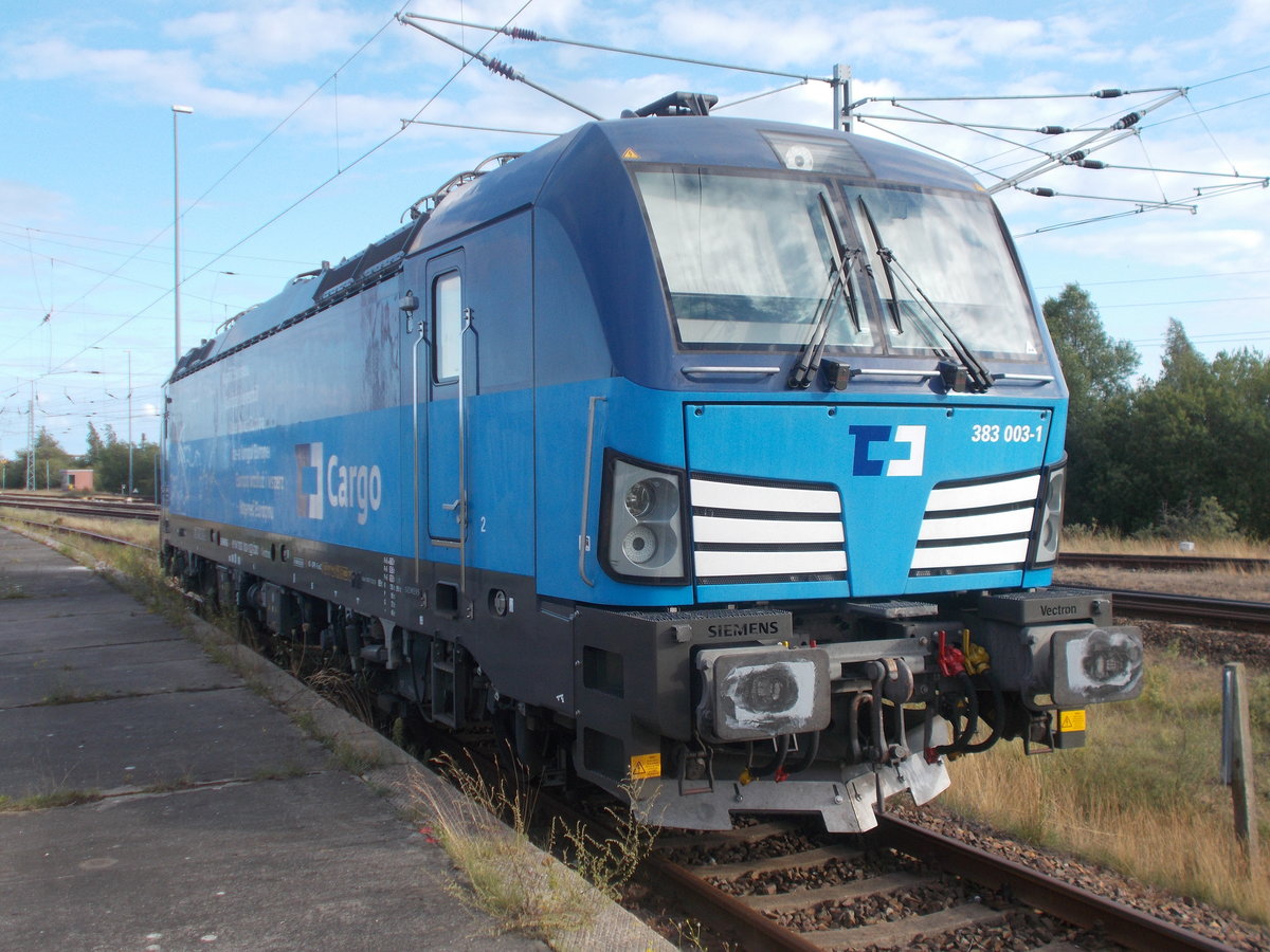 Überrascht war ich,am 16.August 2019,als die 383 003 in Mukran stand.