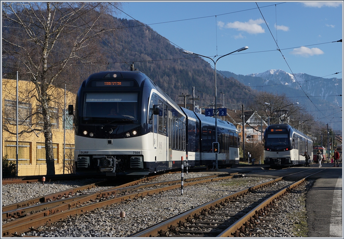 Und bereits ist der ABeh 2/6 mit der Nummer 7508 auf Testfahrt bei der CEV MVR!
Blonay, den 27. Feb. 2017  