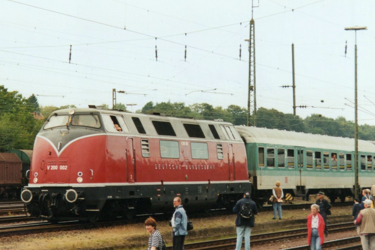 V 200 002 war in Aachen West am 10 September 1999 whrend ein Offener Tur Tag.