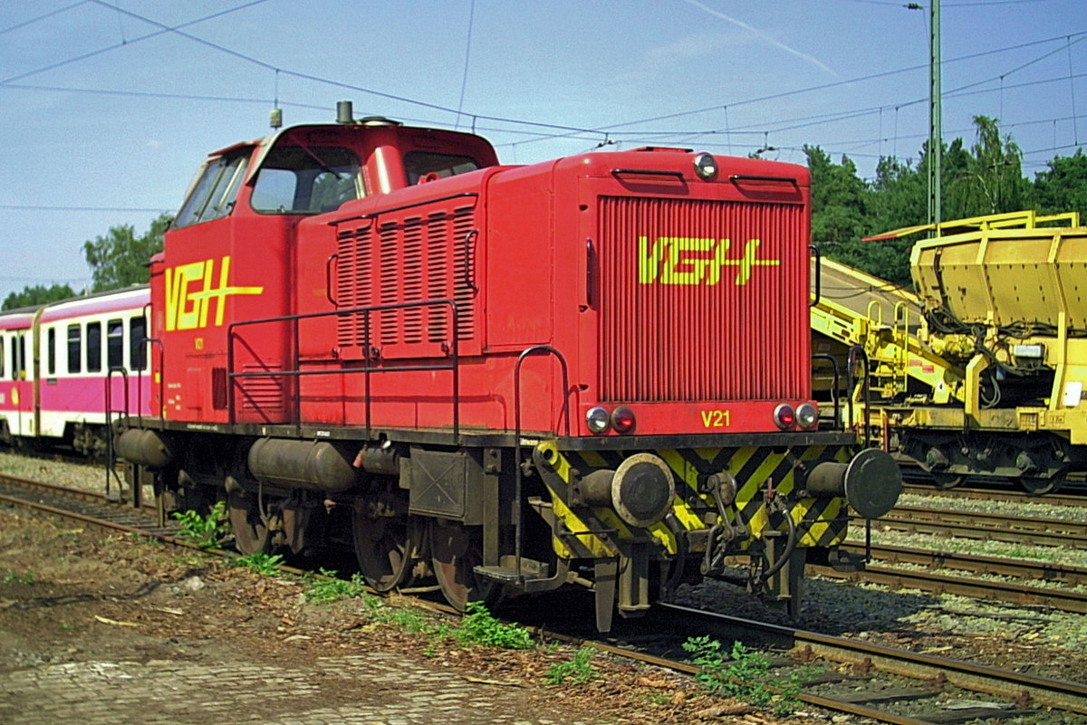 VGH - V 21 / NVR.-Nummer 98 80 3265 304-6 D-VGH, am 07.08.2010 in Eystrup (175 Jahre Eisenbahn in Deutschland, Fahrzeugausstellung).