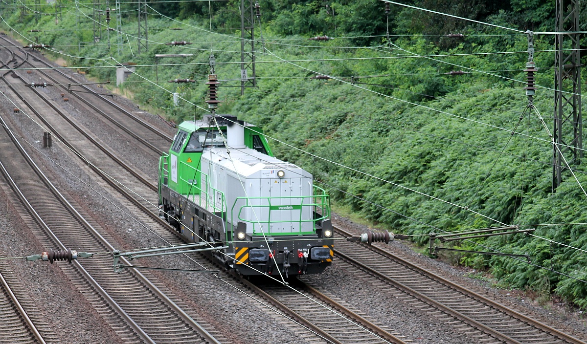 Vossloh/Duisport Rail DE 18 4185 035-7 Duisburg Lotharstrae 8.7.2020