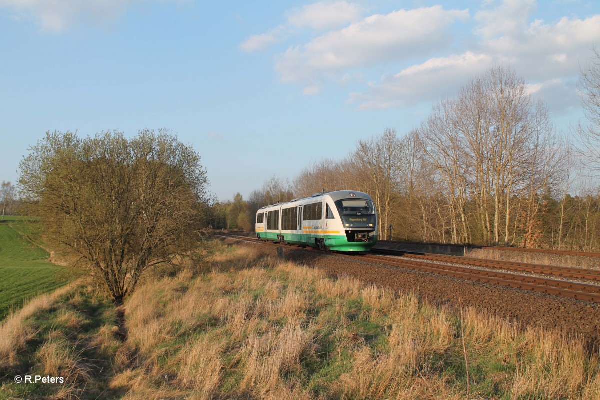 VT 20  Landkreis Regensburg   als VBG74271 Marktredwitz - Regensburg bei Schönfeld. 
06.04.14