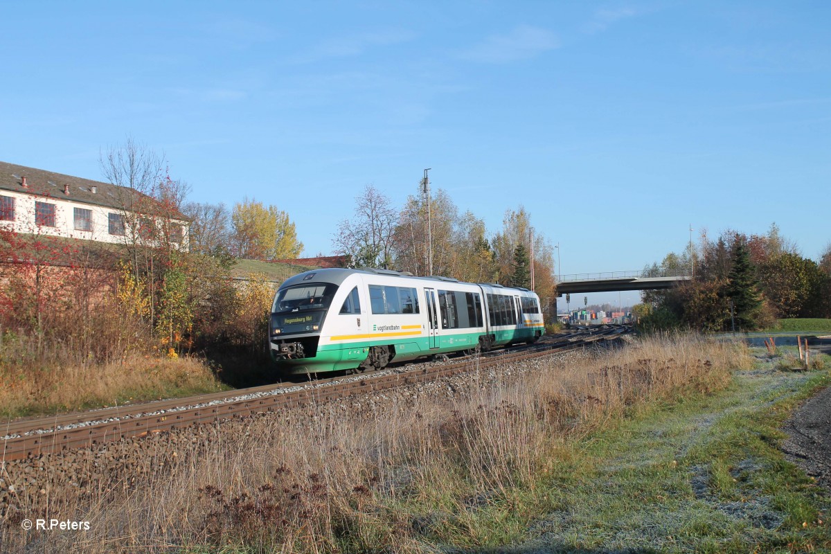 VT13  Landkreis Hof als VBG 81111 Marktredwitz nach Regensburg in Wiesau. 31.10.13