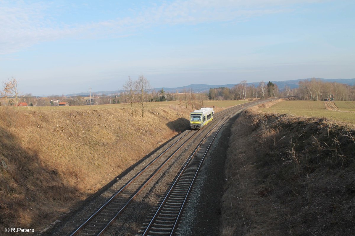 VT650.716 als ag84675 Marktredwitz - Bad Steben bei Unterthölau. 14.03.17