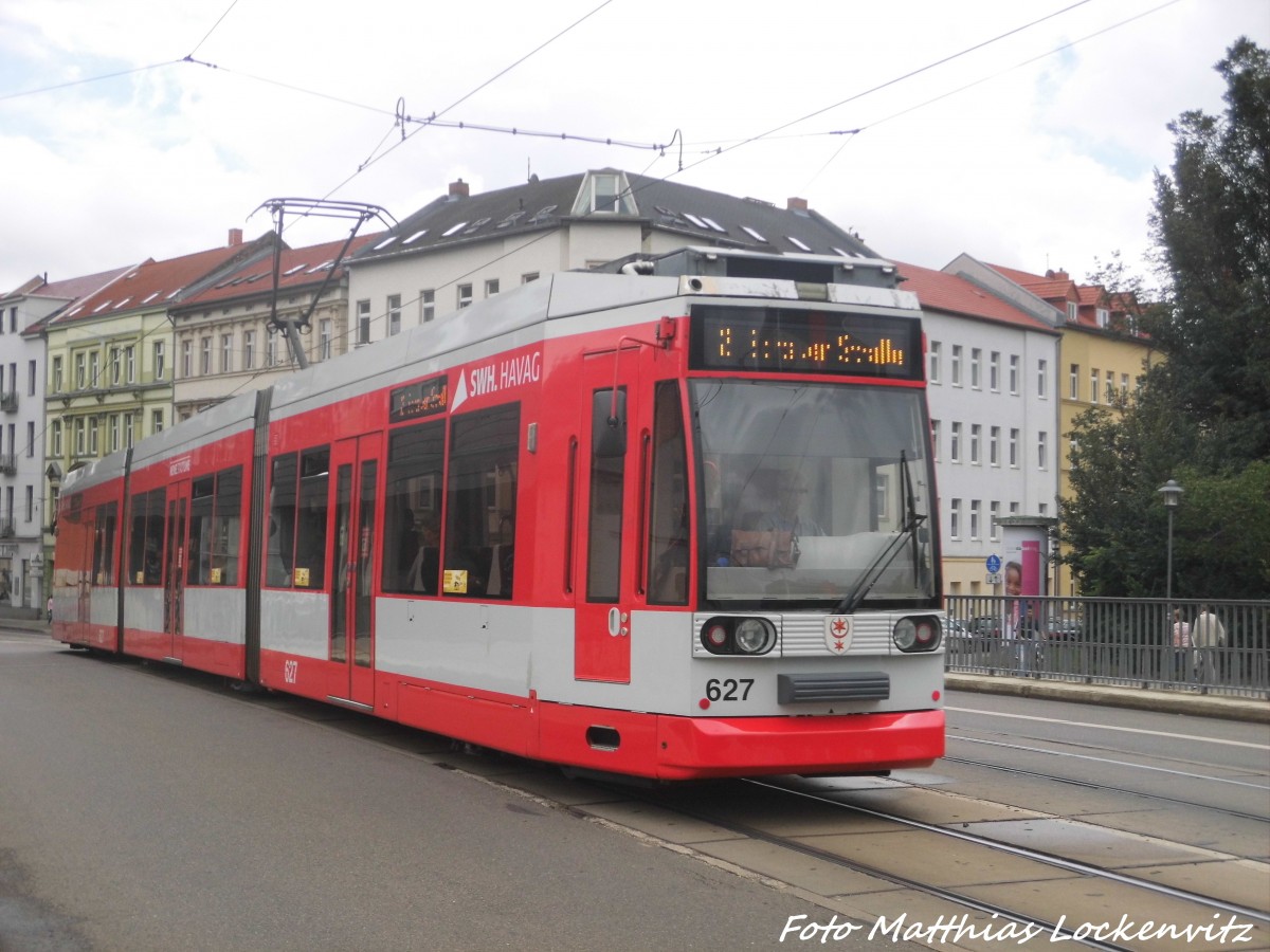 Wagen 627 der HAVAG unterwegs zur Soltauer Strae am 27.7.15