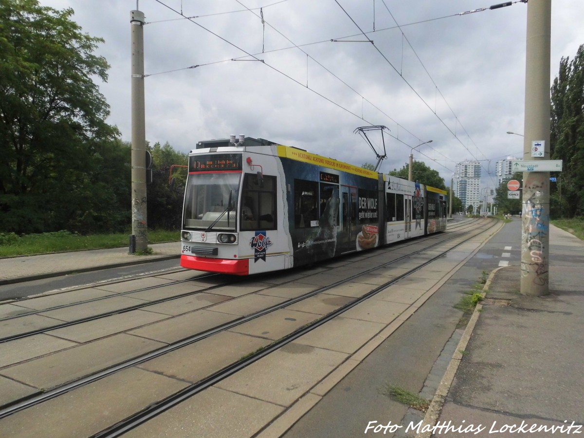 Wagen 654 der HAVAG unteregs zum Steintor am 27.7.15