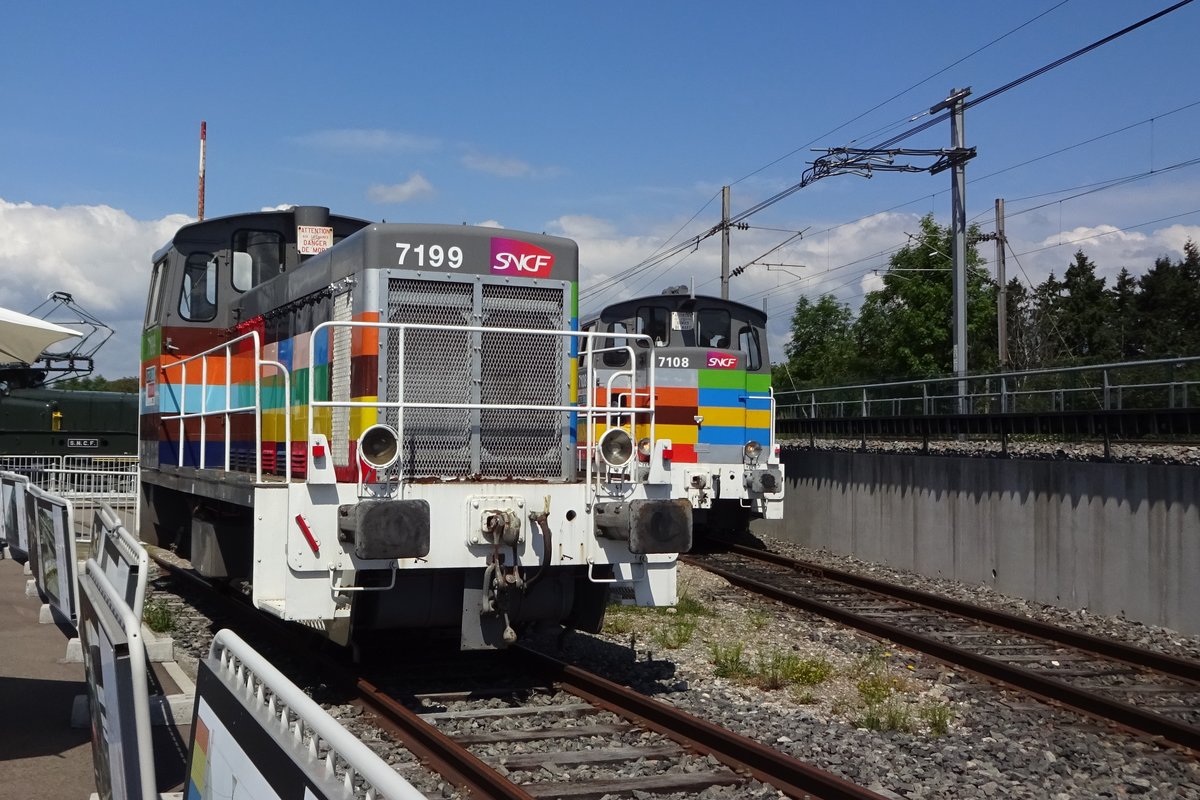 Y 7199 steht am 30.Mai 2019 ins Cité du Train in Mulhouse und ist eine von zwei Verschiebelokomotiven ins Museum. 