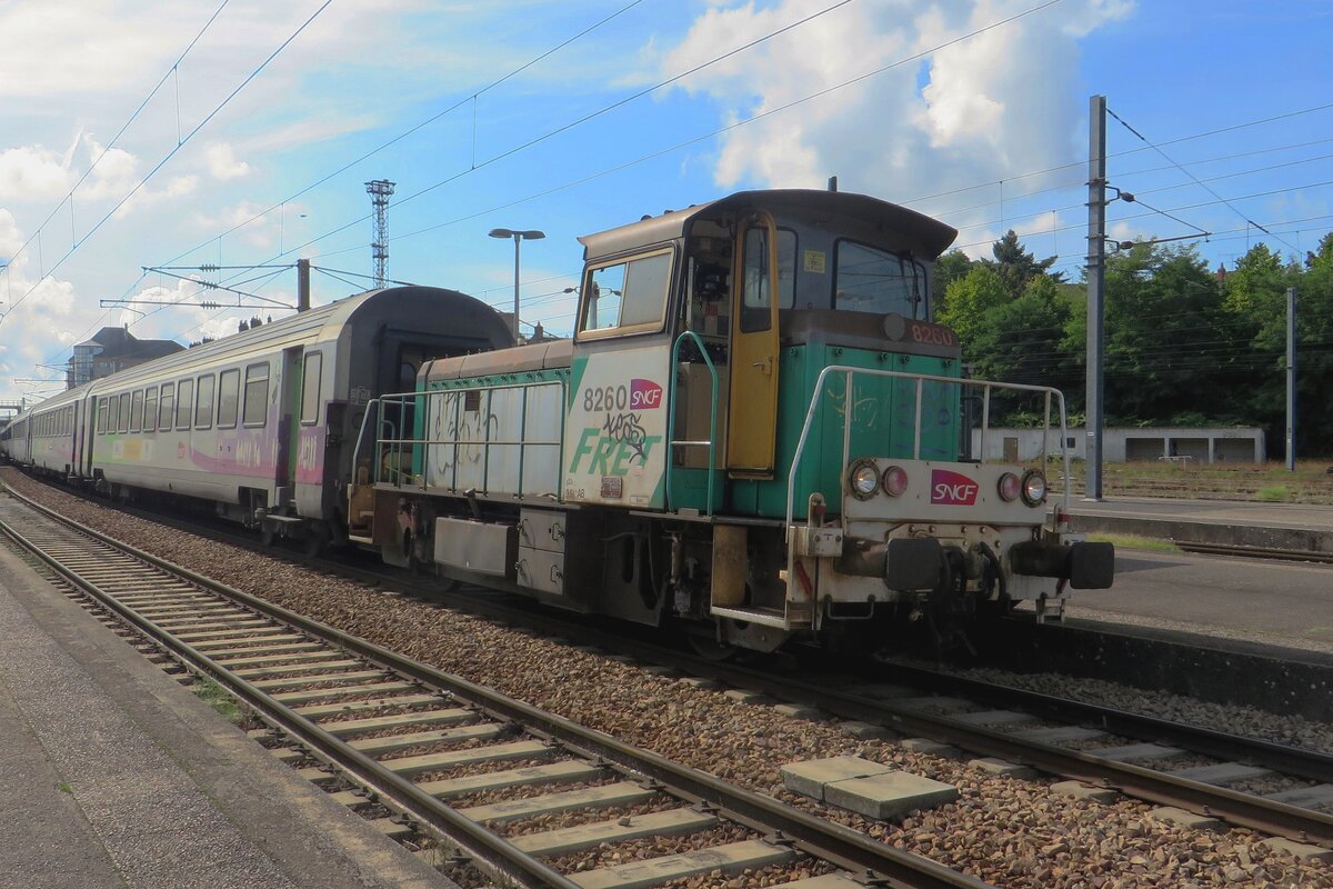 Y 8260 rangiert am 17 September 2021 in Nevers.