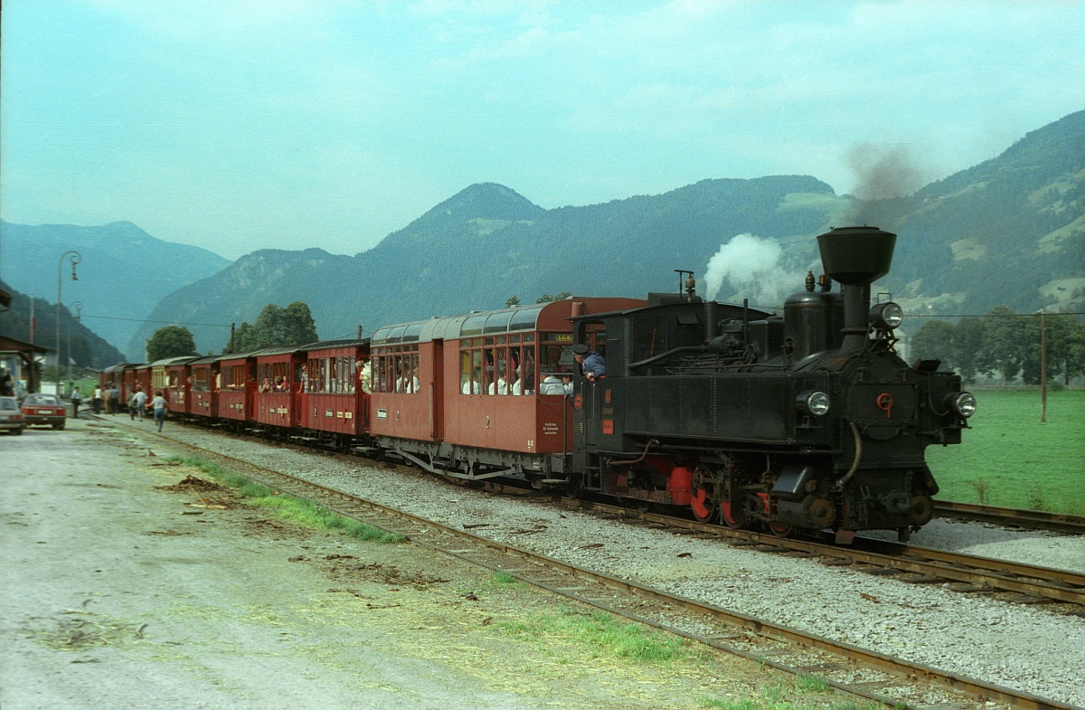 Zillertalbahn: ZB 2 Fügen-Hart 10.09.1983