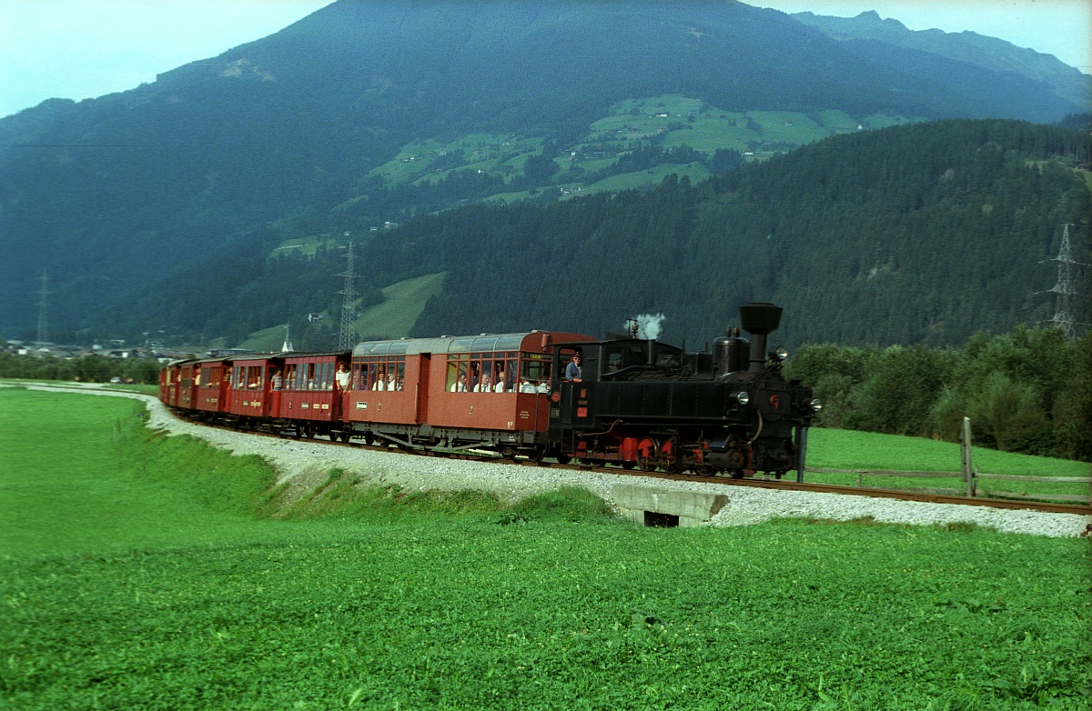 Zillertalbahn: ZB 2 Ried i.Z. 10.09.1983
