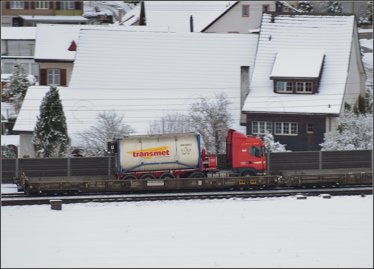Zugschluss. 

Tecknau, Januar 2017.