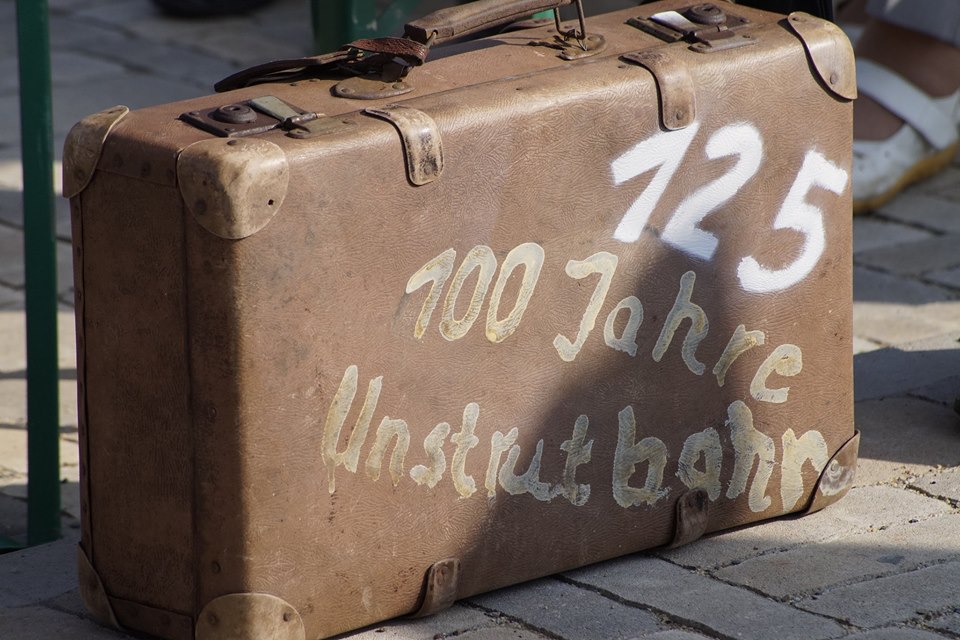 Zum 9. Unstrutbahnfest am 05.10.2014 in Laucha wurde auch der 125. Geburtstag der Unstrutbahn gefeiert. (Foto: Dieter Weber)