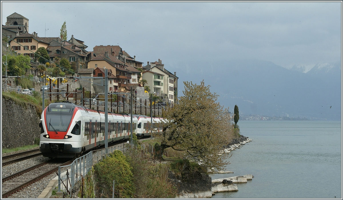 Zwei Flirts nach Allaman bei St-Saphorin.
16. April 2012