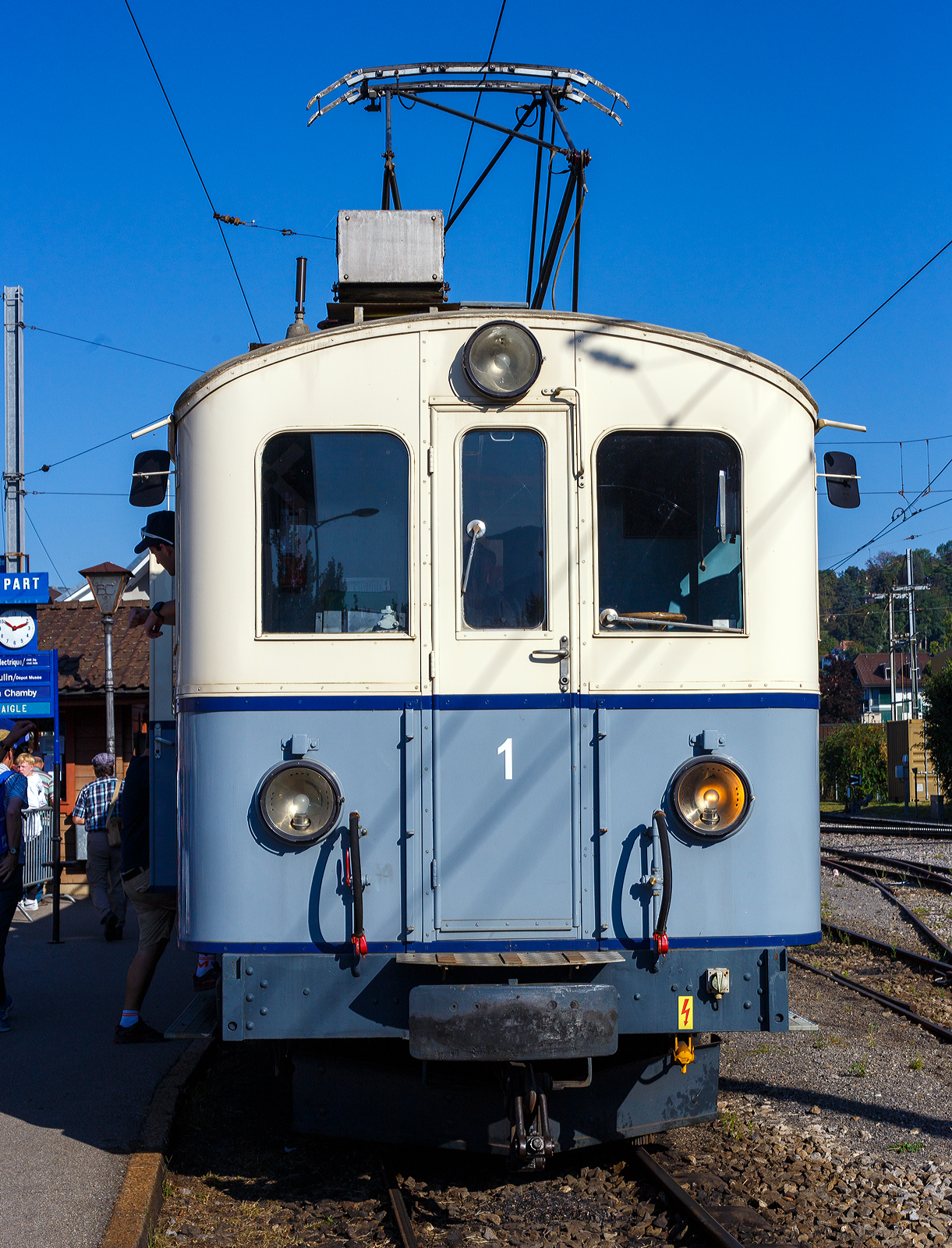 Auch bei der Museumsbahn Blonay–Chamby wurde das „125-Jahr-Jubiläum“ der Linie Bex-Villars (später BVB) gefeiert („Le Chablais en fête“).  

Der elektrische Personentriebwagen mit Gepäckabteil A.S.D. BCFe 4/4 No.1 «TransOrmonan» der TPC mit dem zweiachsigen 3. Klasse Personenwagen A.S.D. C² 35 ist am 9 September 2023 im Bahnhof Blonay, als Gastfahrzeug der TPC zu Besuch bei der BC.