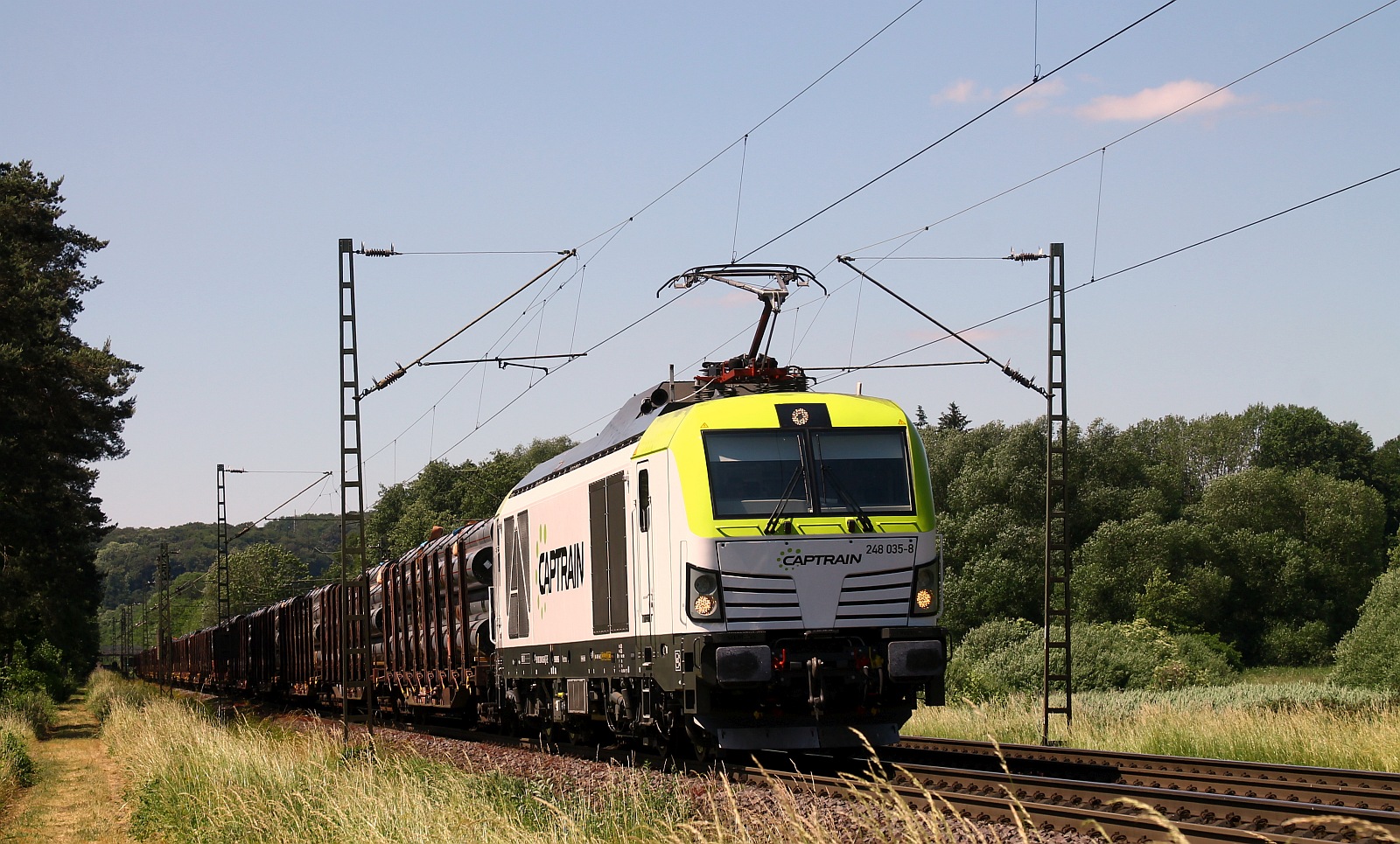 Captrain/ITL 2248 035-8 mit Röhrenzug Natrup-Hagen 14.06.2023