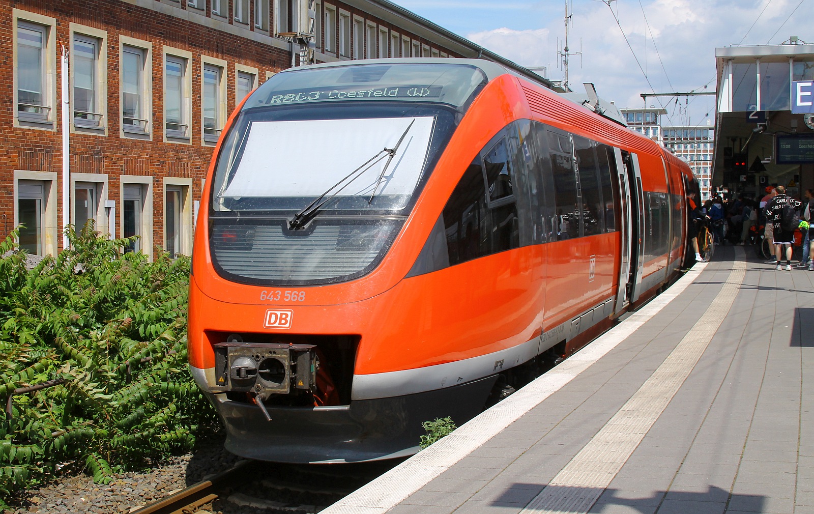 DB 643 068/568 als RB63 nach Coesfeld. Münster Hbf 09.06.2024