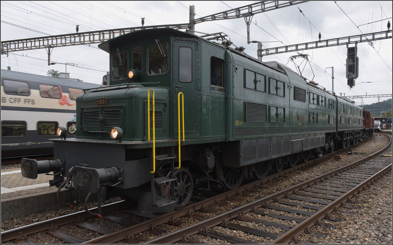 Depotfest Olten 2023. 

Ae 8/14 11801. August 2023.