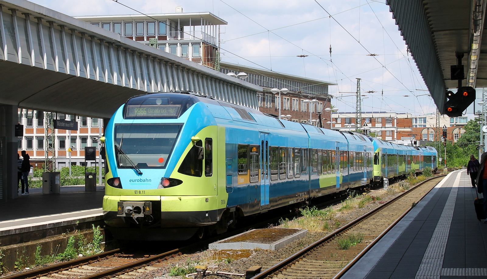 Eurobahn ET 8.11 als RB66 nach Osnabrück. Münster Hbf 09.06.2024