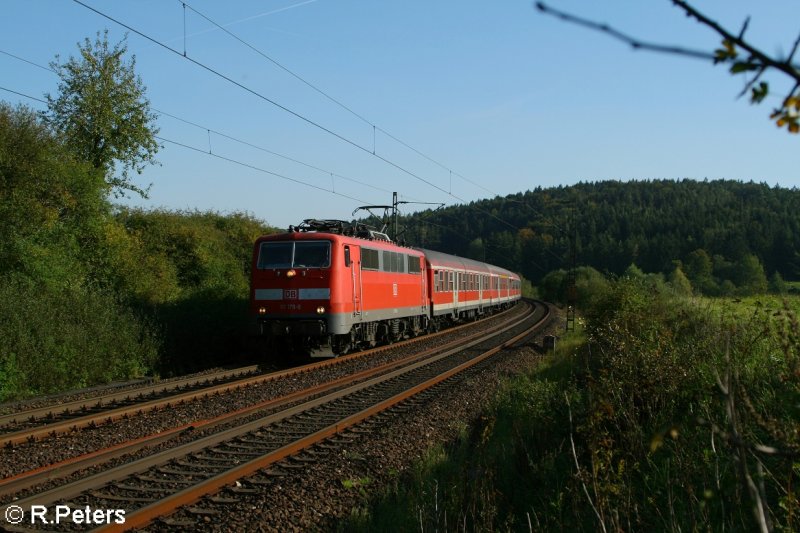 111 179-6 zieht bei Lohhof eine RB Neuenmakrt(Oberpfalz)21.09.07