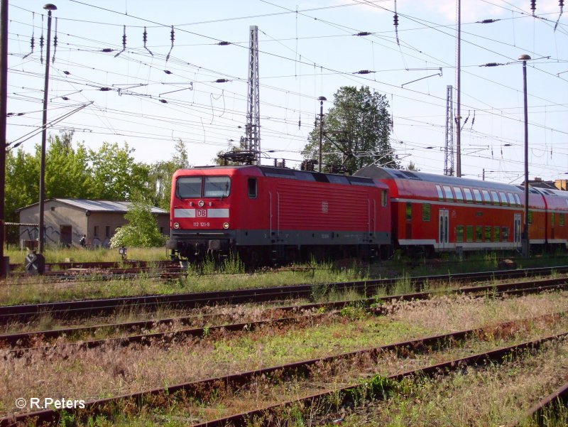 112 121 hat Eisenhttenstadt mit den RE1 erreicht. 12.06.06