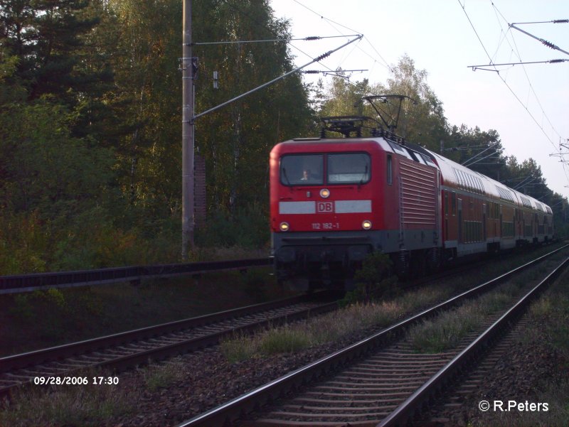 112 182 hat gleich ihr Ziel eisenhttenstadt erreicht, ex HP Vogelsang 28.09.06